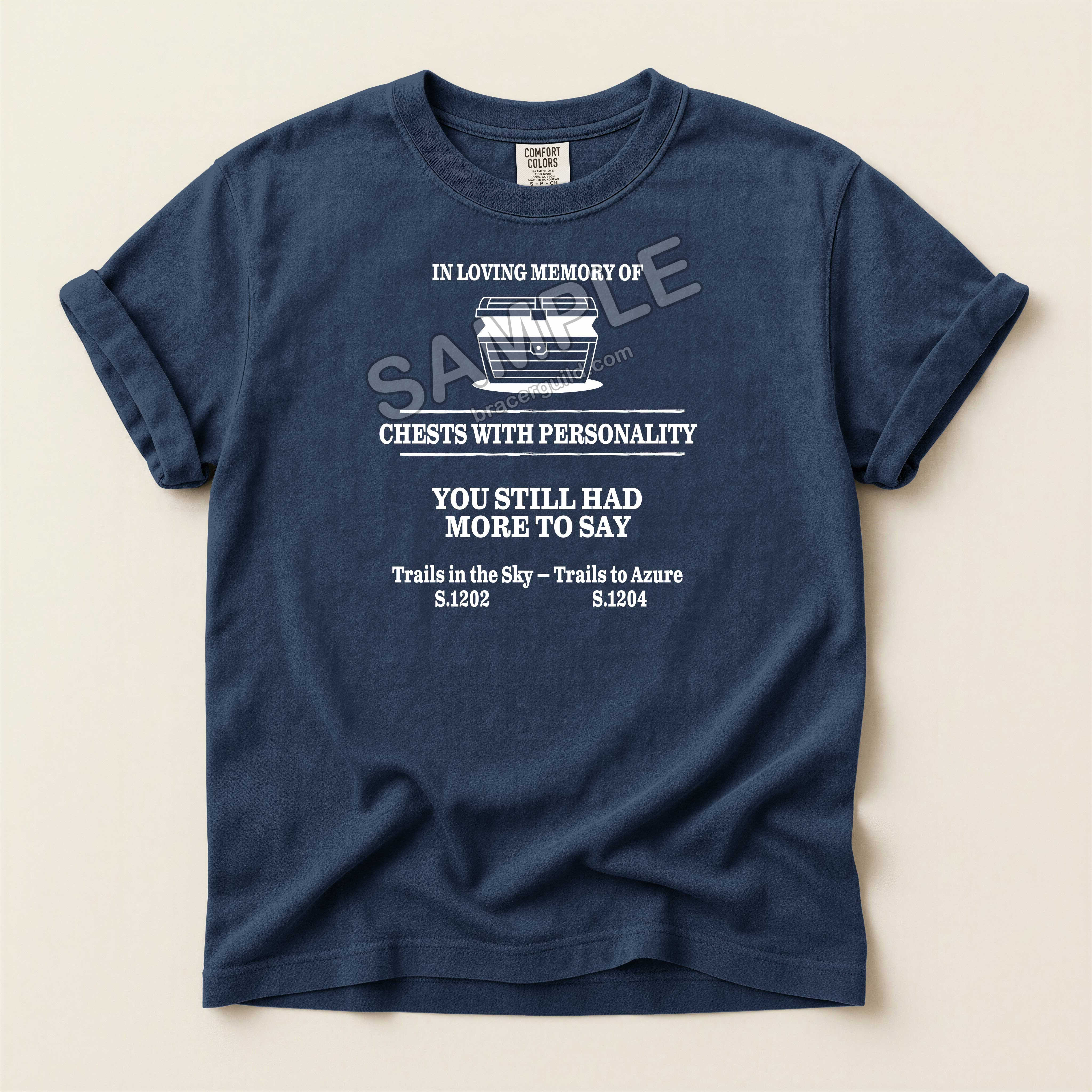 Trails Series Officially License RIP Quirky Treasure Chest DIalogue T-Shirt