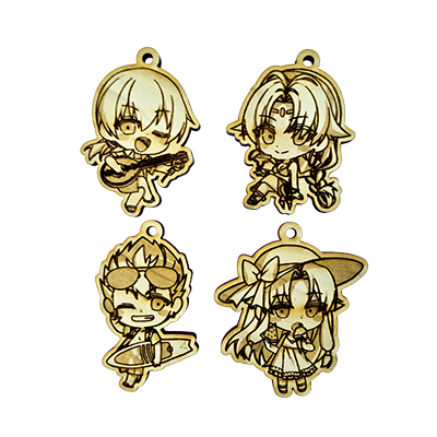 Trails Series - Bracer Guild Summer 2025 Wooden Keychain Bundle