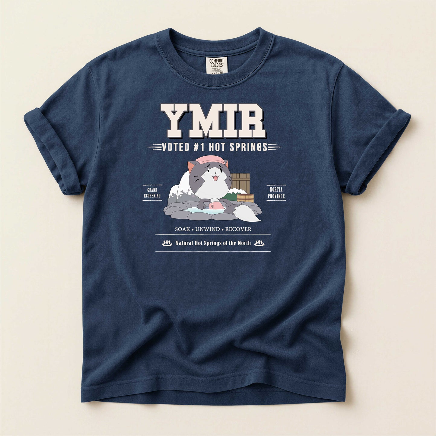 Trails Series Officially Licensed Ymir Mishy Hot Springs T-Shirt