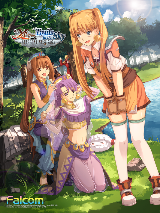 Everyone Gets a Costume Swap! - Ys vs. Trails in the Sky: Alternative Saga Official Art Print