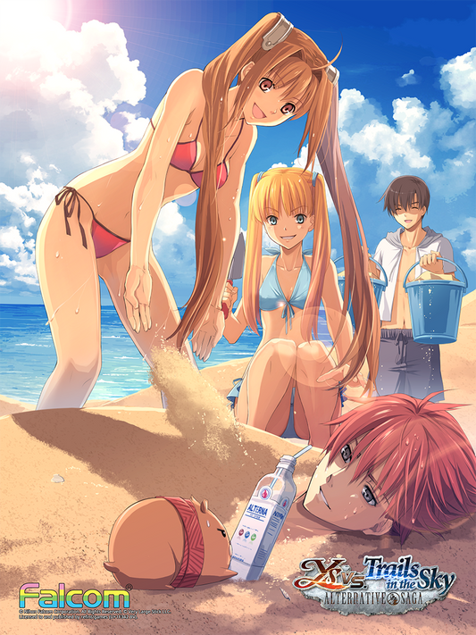 Adol's in a pinch! - Ys vs. Trails in the Sky: Alternative Saga Official Art Print