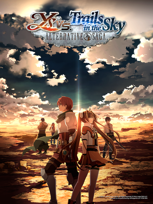 Upon the Barren Cliffs - Ys vs. Trails in the Sky: Alternative Saga Official Art Print