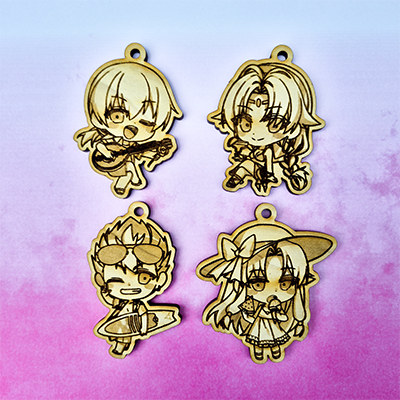 Trails Series - Bracer Guild Summer 2025 Wooden Keychain Bundle