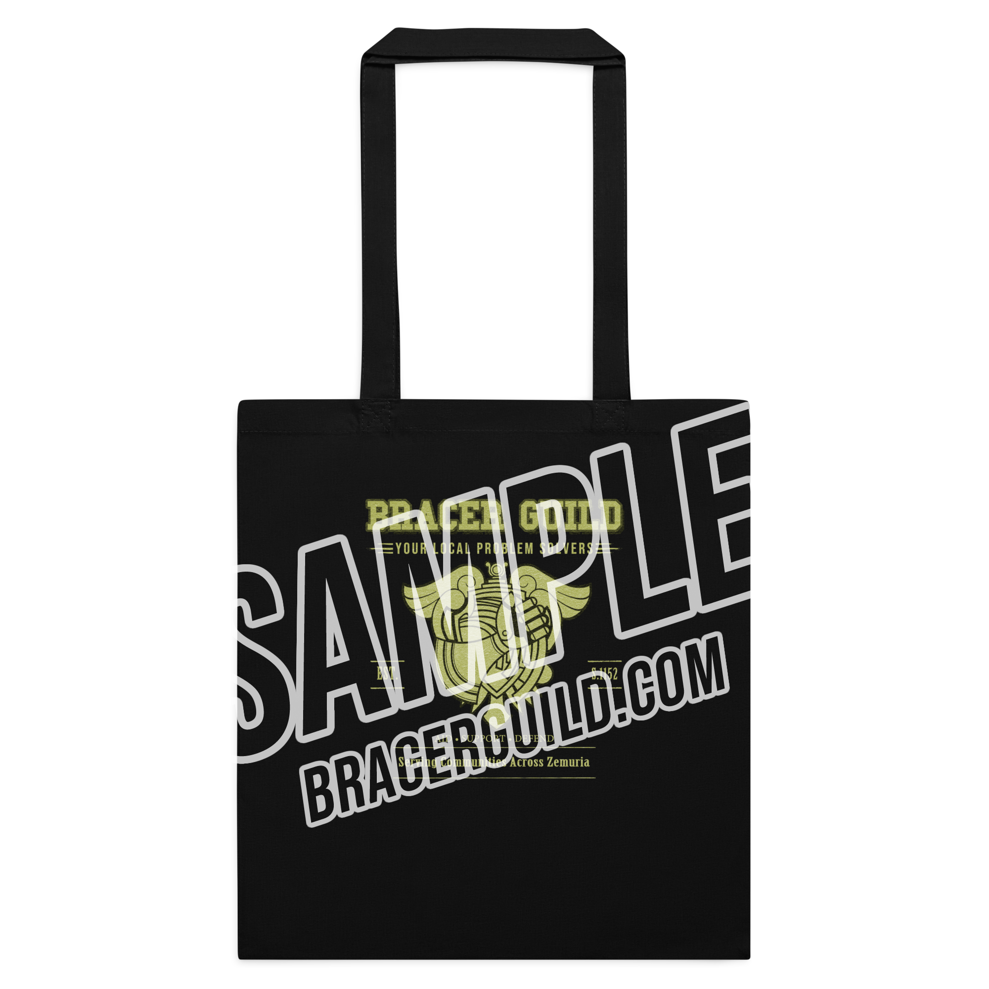 Trails Series Bracer Guild Cotton Tote Bag