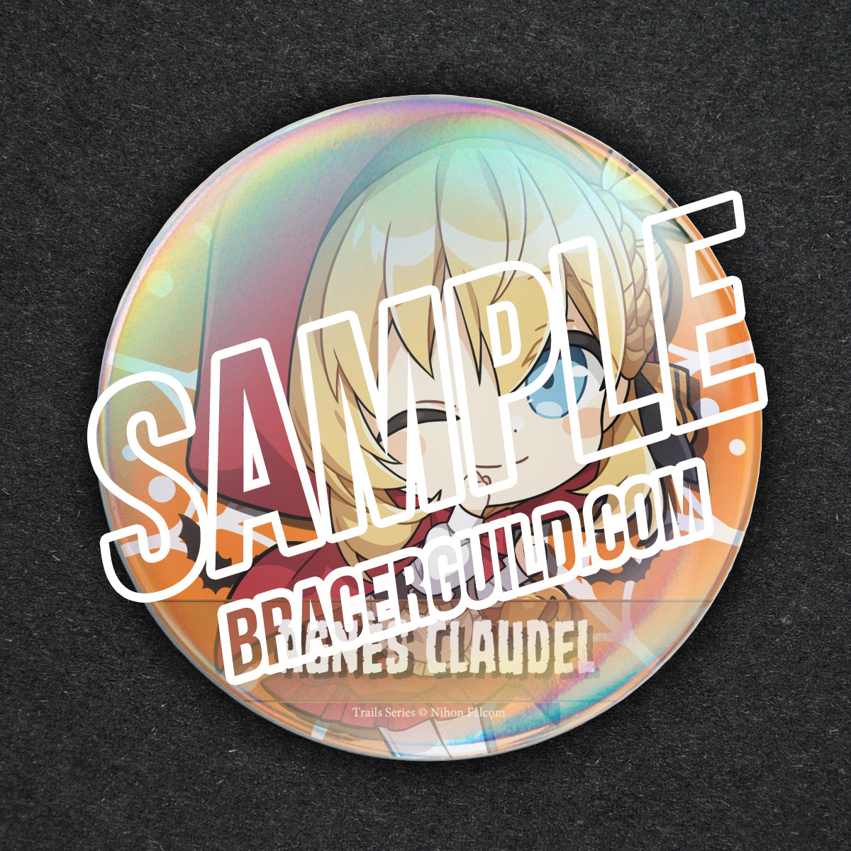 The Legend of Heroes: Trails Series Halloween Agnès Claudel Can Badge