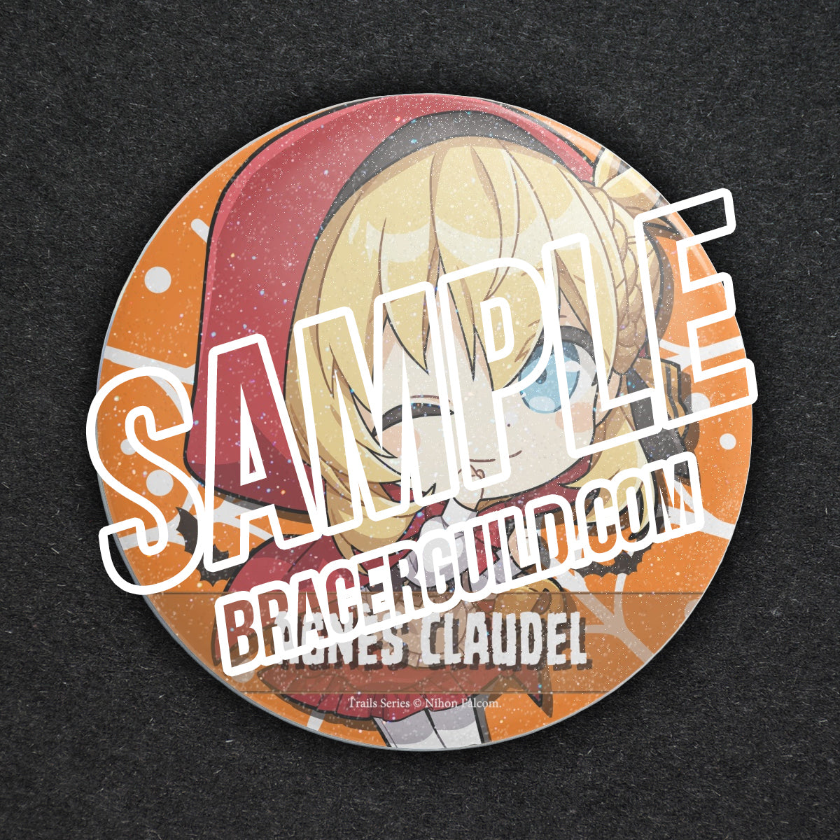 The Legend of Heroes: Trails Series Halloween Agnès Claudel Can Badge