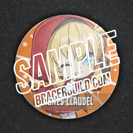 The Legend of Heroes: Trails Series Halloween Agnès Claudel Can Badge