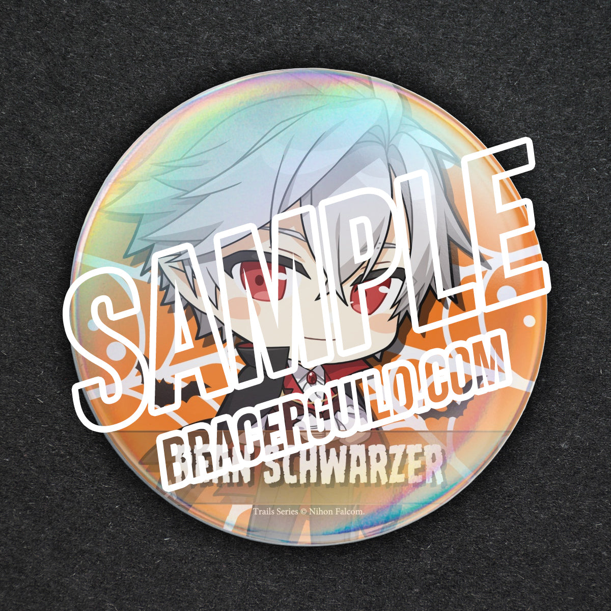 The Legend of Heroes: Trails Series Halloween Rean Schwarzer Can Badge