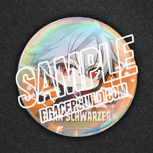 The Legend of Heroes: Trails Series Halloween Rean Schwarzer Can Badge