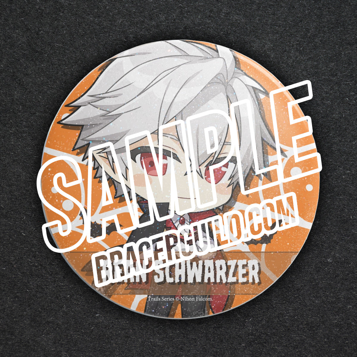 The Legend of Heroes: Trails Series Halloween Rean Schwarzer Can Badge