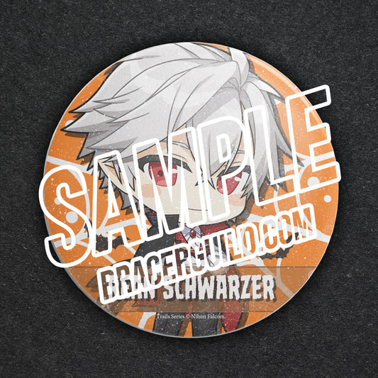 The Legend of Heroes: Trails Series Halloween Rean Schwarzer Can Badge
