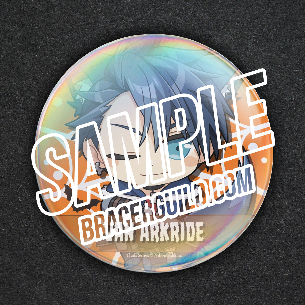 The Legend of Heroes: Trails Series Halloween Van Arkride Can Badge