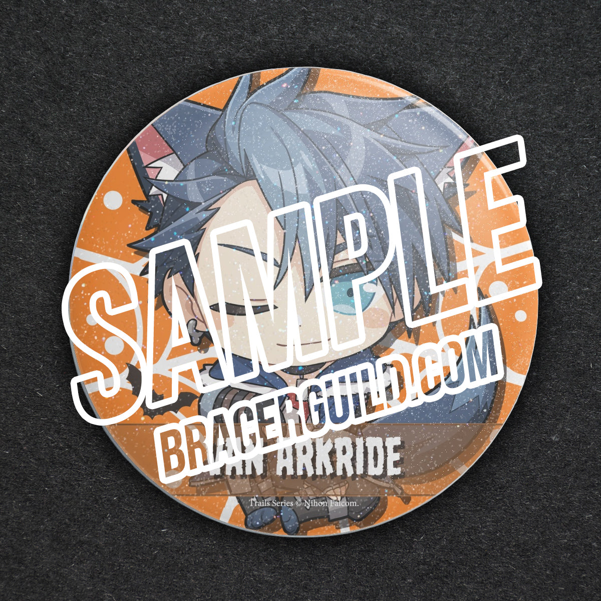 The Legend of Heroes: Trails Series Halloween Van Arkride Can Badge