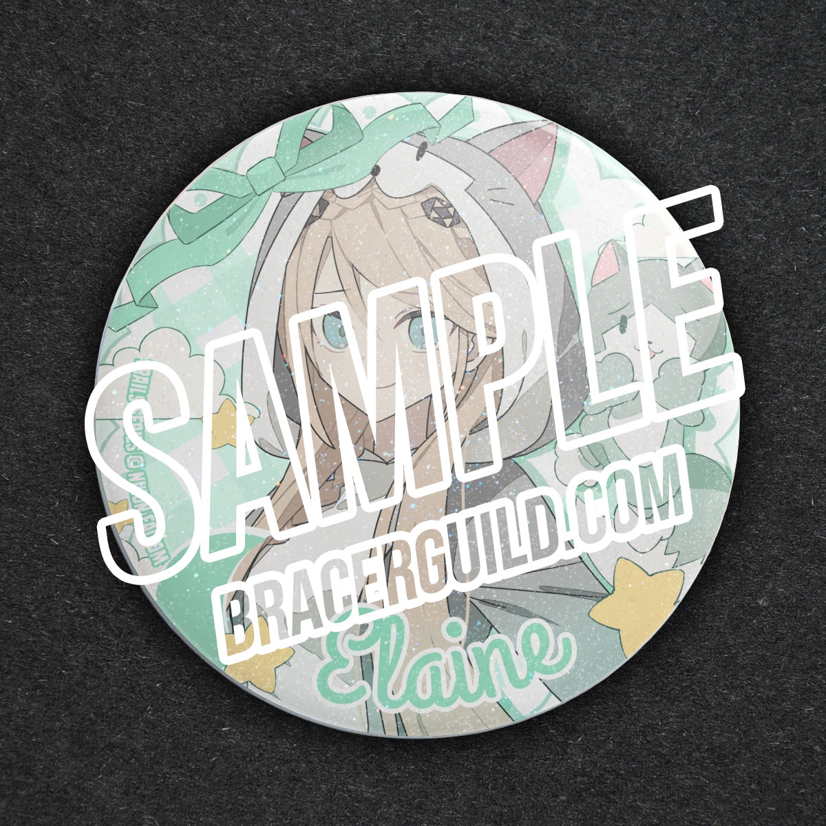 The Legend of Heroes: Trails Series Mishy Pajama Elaine Auclair Can Badge