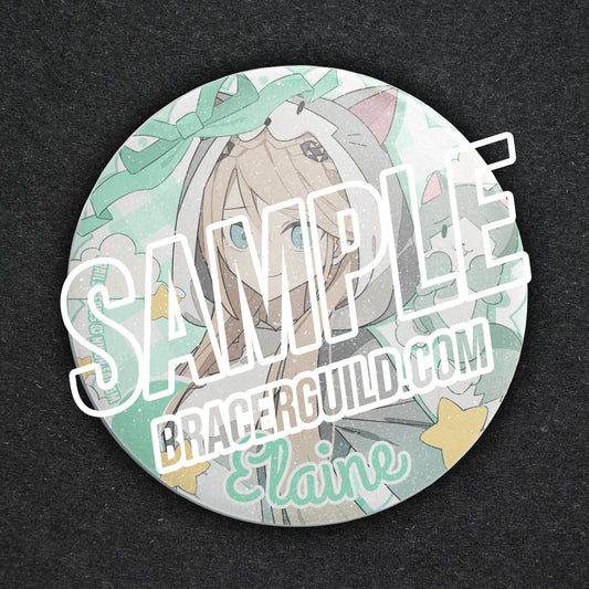 The Legend of Heroes: Trails Series Mishy Pajama Elaine Auclair Can Badge