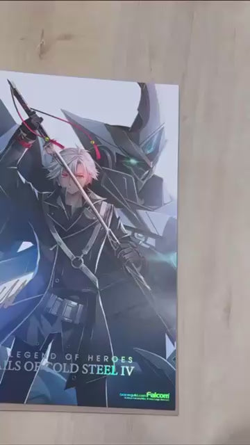 The Legend of Heroes: Trails of Cold Steel IV Sean Chiplock REPRODUCTION SIGNATURE Art Print Rean Schwarzer