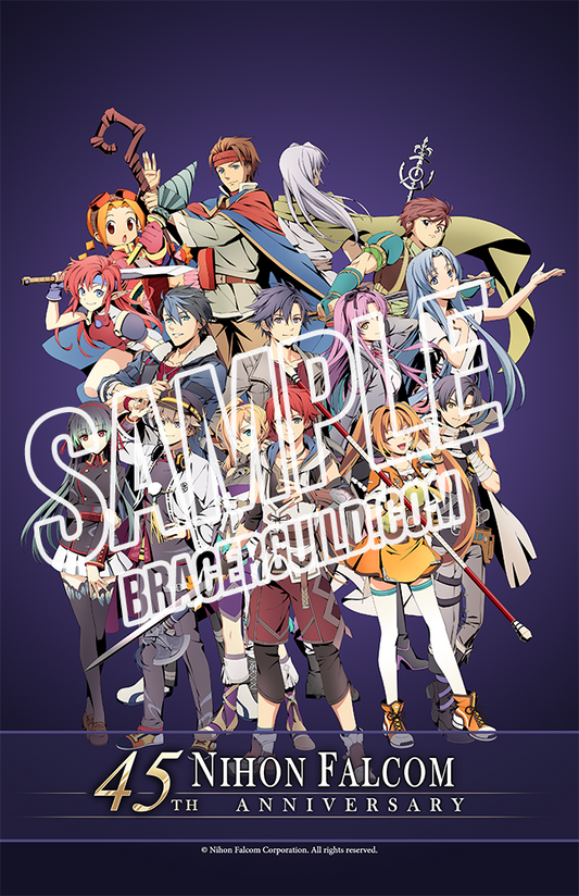 Nihon Falcom 45th Anniversary Ensemble Key Art 11x17" Art Print